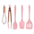 Small 5-piece Silicone Kitchenware Set Easy Clean Kitchen Silicone Non Stick Cooking Baking Tools and Accessories